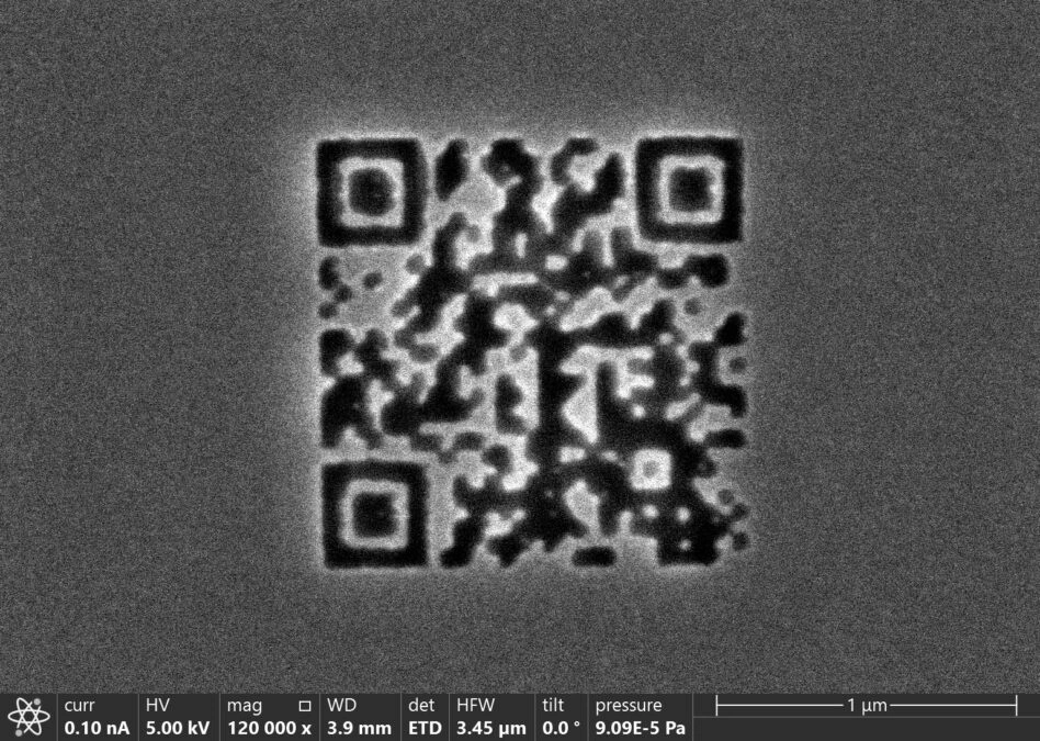 Scientists Create the World’s Smallest QR Code — Invisible to the Naked Eye